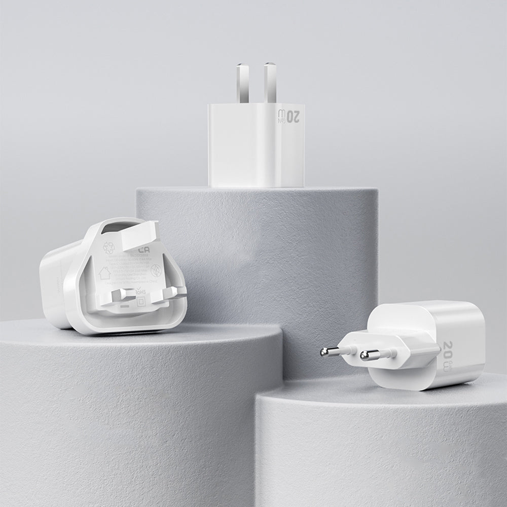 Wiwu Wi-G014 Cube Serisi GaN Tech PD 20W Hızlı Şarj Özellikli Mini Şarj Başlığı Wiwu Wi-G014 Cube Serisi GaN Tech PD 20W Hızlı Şarj Özellikli Mini Şarj Başlığı